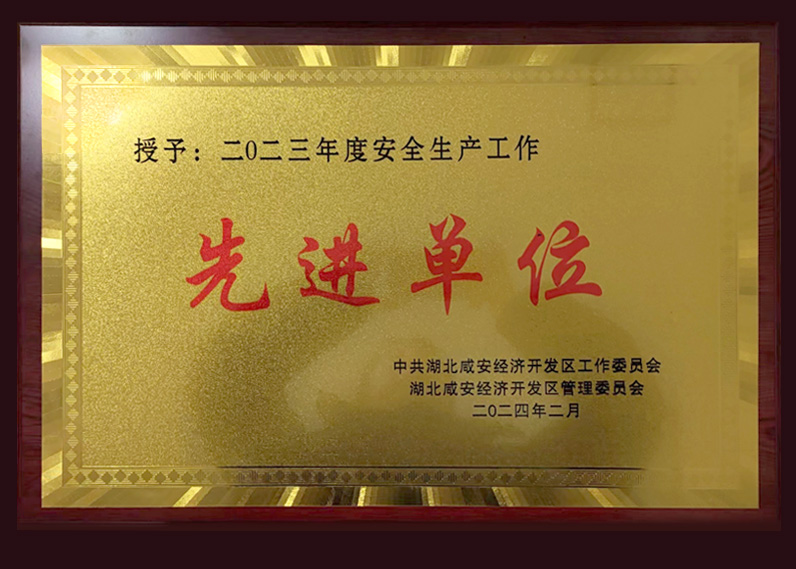 二0二三年度安全生产工作先进单位